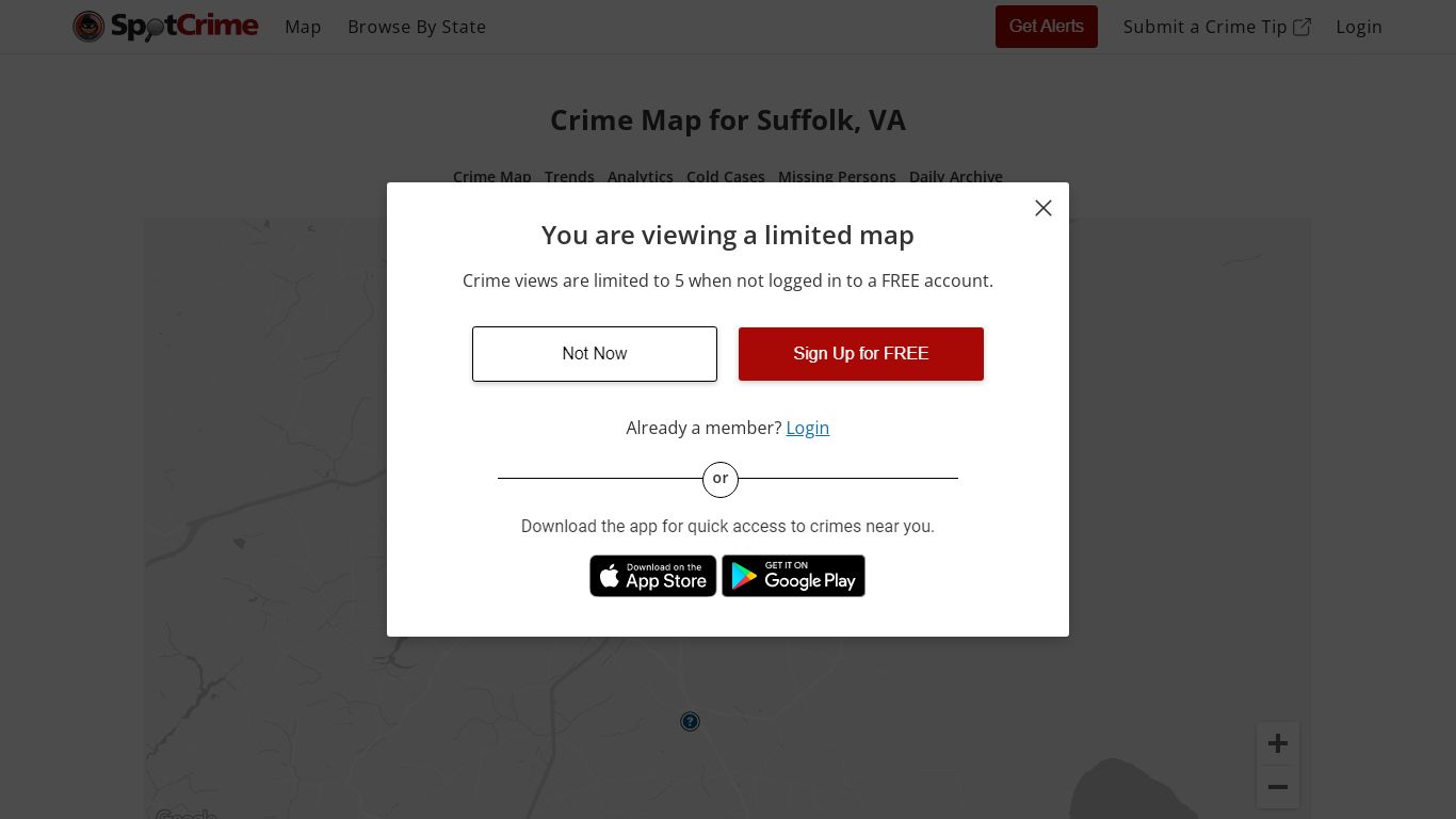 Crime in Suffolk - Suffolk, VA Crime Map | SpotCrime